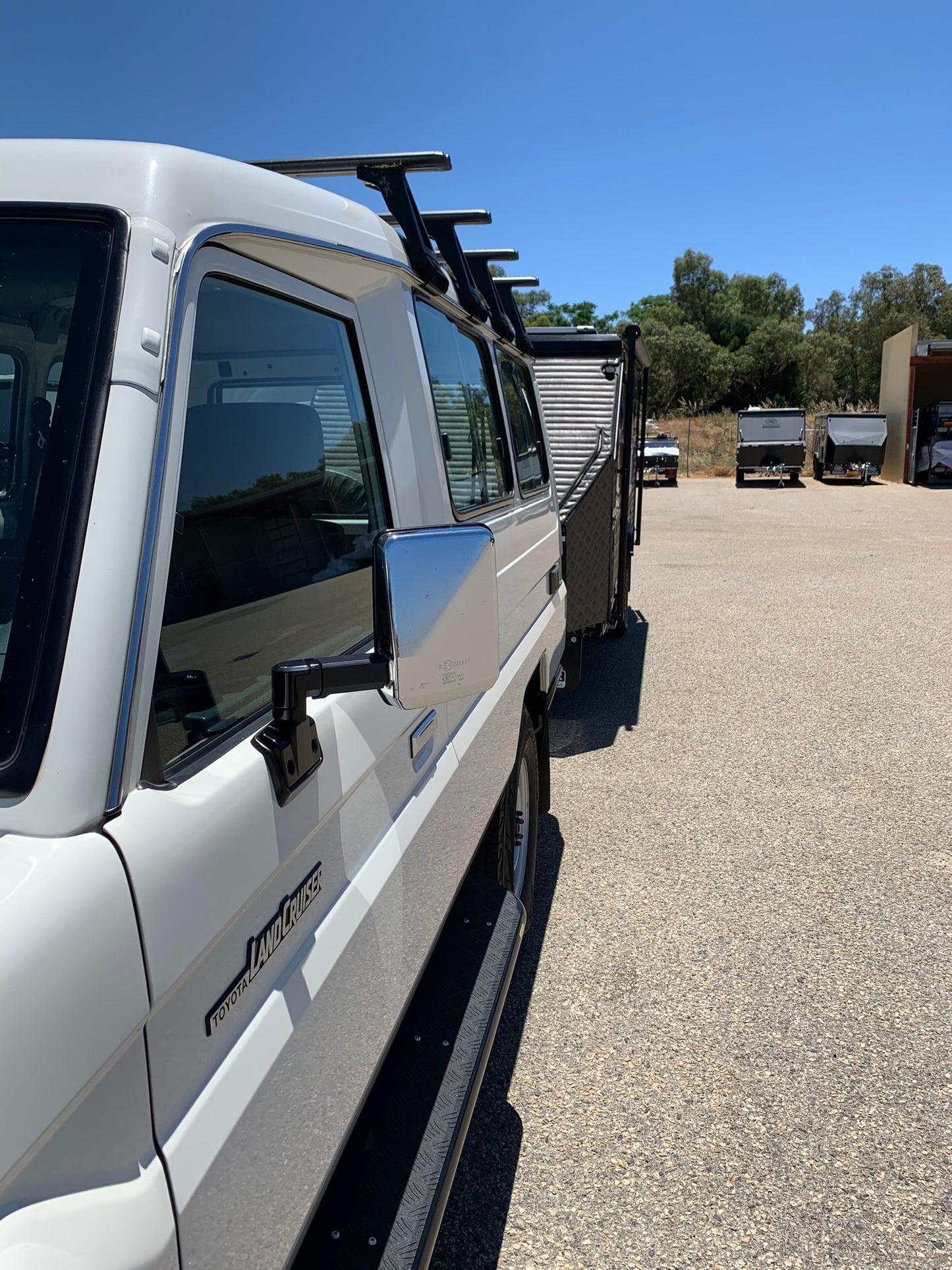 STUMPYS - 70 Series Landcruiser Towing Mirror Extensions (PAIR)