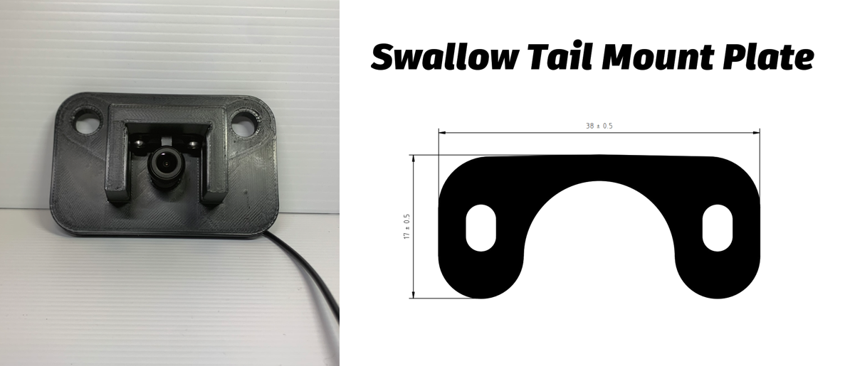 Toyota Landcruiser 70 Series Rear-View/Reverse Camera Mount