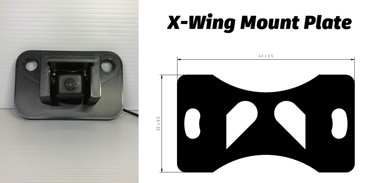Toyota Landcruiser 70 Series Rear-View/Reverse Camera Mount