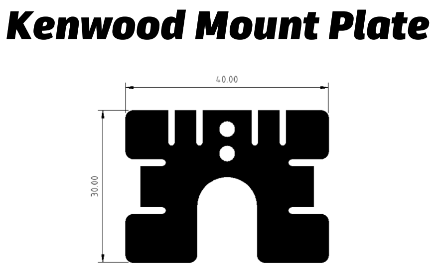 Toyota Landcruiser 70 Series Rear-View/Reverse Camera Mount
