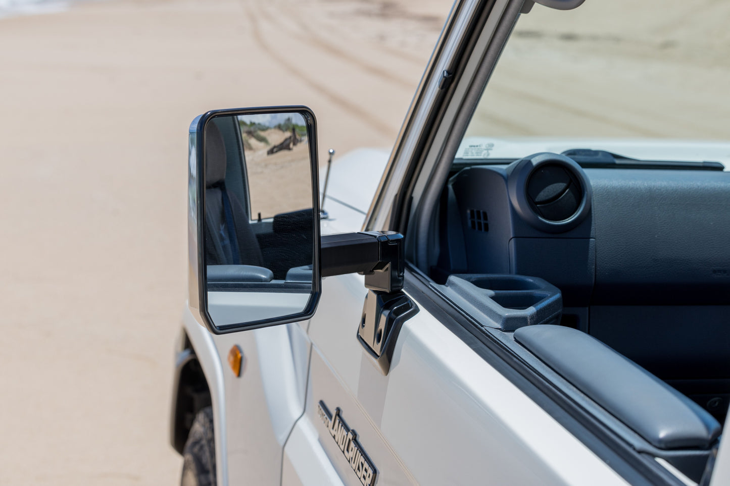 STUMPYS - Toyota 70 Series Land Cruiser Towing Mirror Extensions (PAIR)