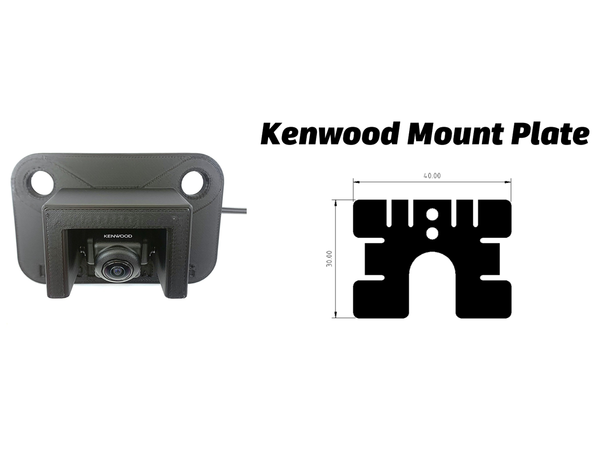 Toyota Landcruiser 70 Series Rear-View/Reverse Camera Mount