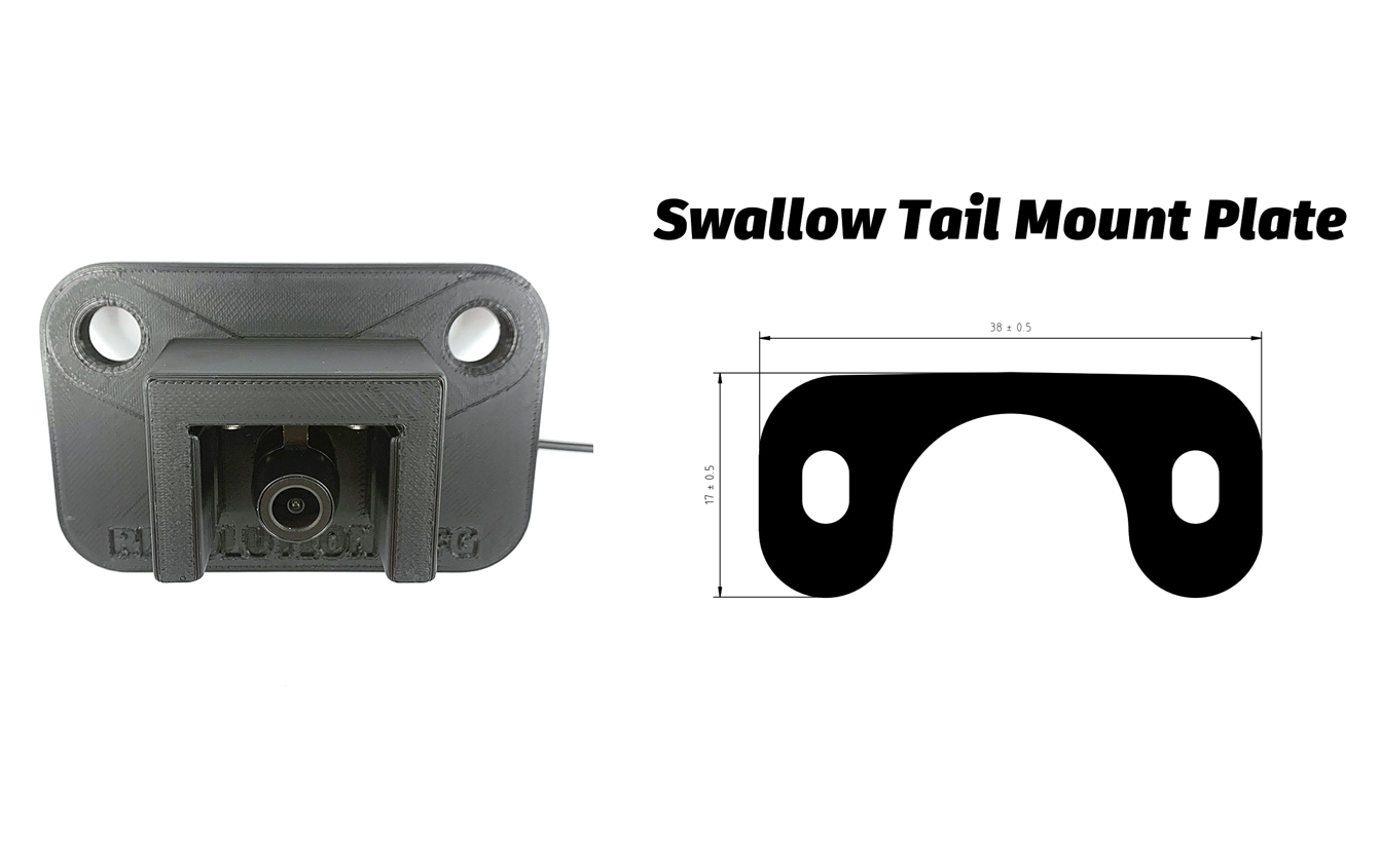 Toyota Landcruiser 70 Series Rear-View/Reverse Camera Mount